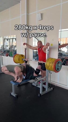 Heaviest Bench Press Progress: 280kg for 4 Reps