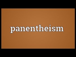 Panentheism Meaning