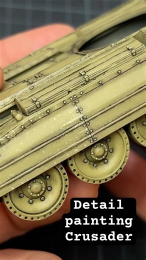 Detail paintings for Crusader Mk2 from tamiya 1/48 scale model tank