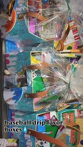 Baseball drip favor boxes⚾️⚾️#creating #baseball #67 | G.I.G Paperie