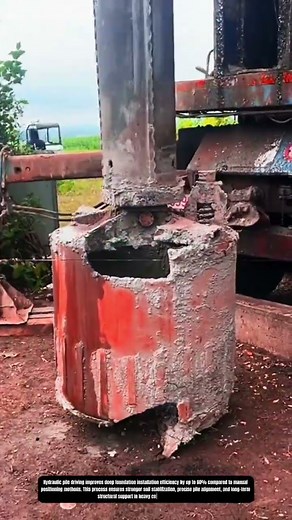 Hydraulic Pile Driving Process for Deep Foundation Soil Stabilization