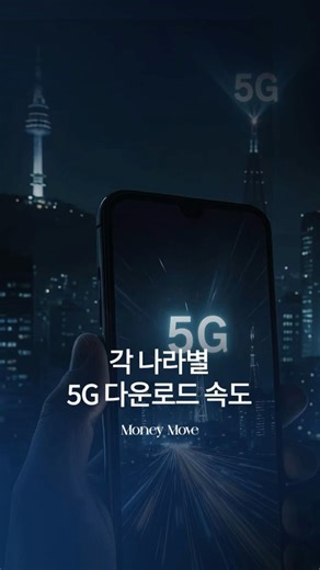 Ⓜ️(클릭)각 나라별 5G 다운로드 속도는?