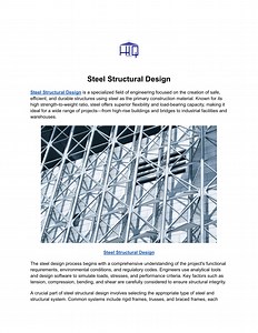 Steel Structural Design - SlideServe