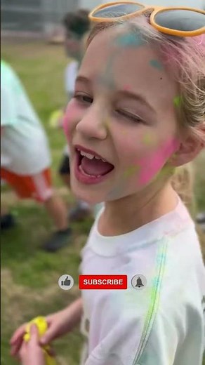 Surviving a Color Run in White Clothes! 😱🌈🎽