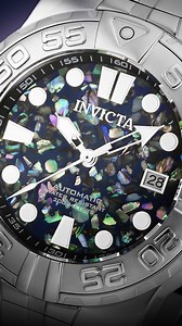 Dive into the Subaqua experience! Featuring a captivating abalone and mother of pearl dial, powered by an automatic movement and a luminous dial that embraces a classic but unique design. #invictawatch #menswatches #watches #watchenthusiast #watchcollectors #mensstyle #watchesformen #mensfashion #fashionmen #invincibleindetail #watchoftheday | Invicta Stores.