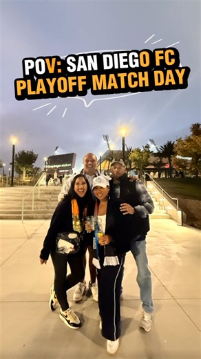 POV: My night at the San Diego FC playoff match 🏟️⚽️ SDFC took the W and the vibes were electric! 💙 Still undefeated when I’m in attendance this season 👀 Guess I gotta pull up for the semifinals in a couple weeks! 😉 Thanks to @sandiegofc, @drinkdiosazul, and @sycuan_casinoresort for making it an unforgettable night. #sandiegofc #sdfc #majorleaguesoccer #playoffs #mlssoccer | padresblogger