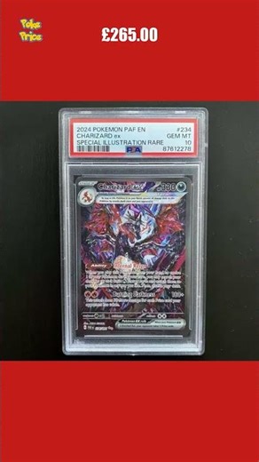 CHARIZARD ex 234/091 | PSA 10 | Paldean Fates SIR Graded Full Art Pokemon Card