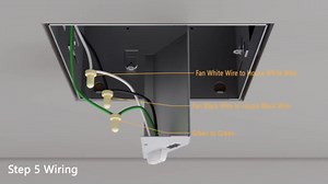 Tech Drive Bathroom Fan - 130 CFM, 0.8 Sone, No Attic Access Needed, 6-Inch Duct Very Quiet Ventilation Exhaust Fan with Humidity Sensor, Easy to Install Ceiling Mounted, White
