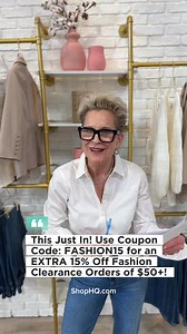 🛑 BREAKING NEWS! 🛑 This just in—SAVE 15% off Fashion Clearance Orders of $50 with code: FASHION15 ! But hurry, this deal disappears March 5 at 11:59pm ET! 🛍️✨ Shop Now: ShopHQ.com/v/fashion-clearance | ShopHQ