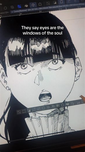 𝔹𝕠𝕪 𝕠𝕗 𝔼𝕤𝕔𝕣𝕖𝕞𝕚𝕚 on Instagram: "Drawing a eyes in my manga"