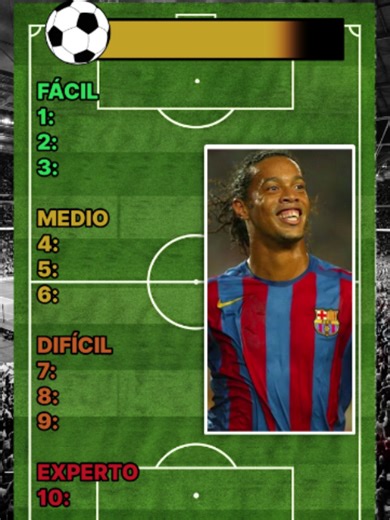 Adivina el jugador histórico del Barcelona (Nivel experto)