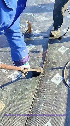 Roof Waterproofing:Torch Down Membrane Installation