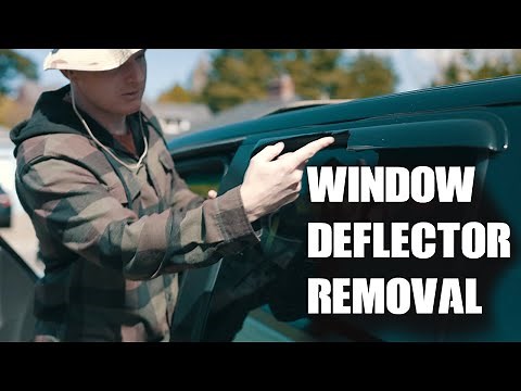 How to remove old window deflectors | The All American Driver