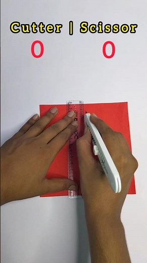 Scissor vs Cutter ✂️🔪 | Best Tool for Cutting | Short Video