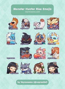 [OC] Made some animated emojis - Rise edition!