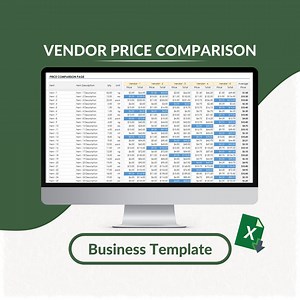 Buy Vendor Price Comparison Excel Template: Compare Costs Online in India - Etsy