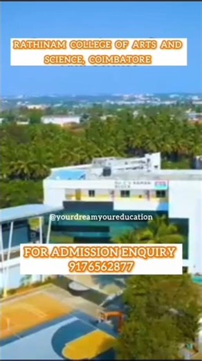Rathinam College of Arts and Science Coimbatore #RathinamCollege #CoimbatoreColleges #Admissions