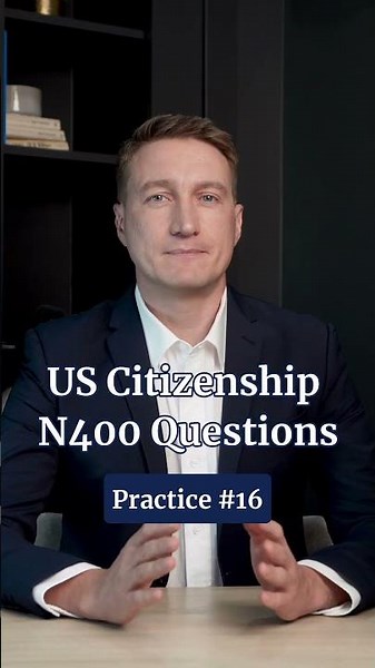 N400 Questions for Naturalization #16| N 400 Interview | Practice with Me!
