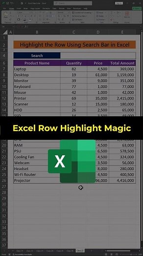 Highlight Entire Row in Excel | Conditional Formatting