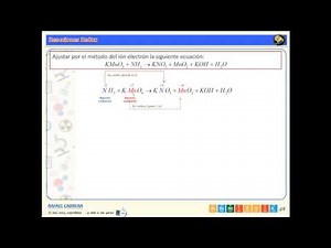 011.Ajuste ecuaciones redox medio básico