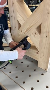 One of the coolest things about the Festool ROTEX RO 90 sander is that you can switch out the sanding heads to suit the task. After I was done doing some touch sanding in the smaller hard to reach areas I then switched to the RTS 400 sander for a final light sand before I move onto applying the finish | The Dusty Lumber Co.