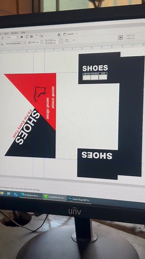 5.6K views · 153 reactions | Creative Shoes Box Design – CorelDRAW #creativedesign #coreldraw #newbiit #facebookreel | New BIIT | Facebook