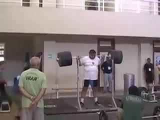 Hossein Rezazadeh squats | Movimientos pesas