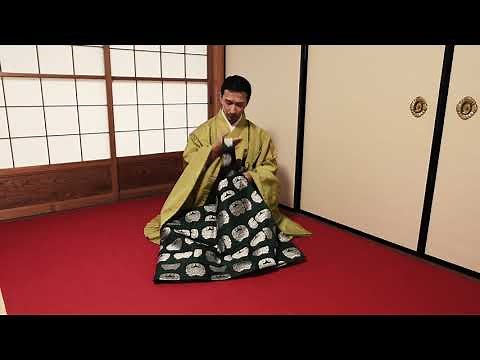 五条袈裟の着方（威儀の結び方）