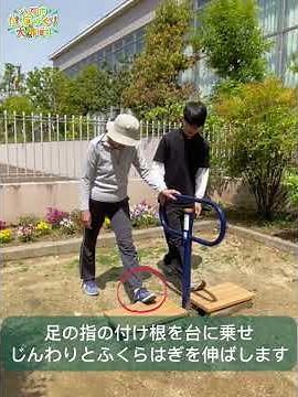 【八尾市】健康遊具の使い方～踏み台昇降～