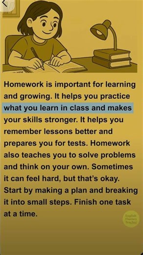 homework essay in english