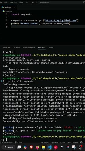 Fix ModuleNotFoundError in Python (Easy)