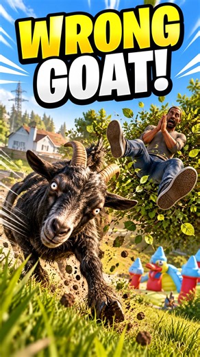 Goat Simulator 3 : He Clapped at the Wrong Goat #goatsimulator3 #goatsimulator #funnygameplay