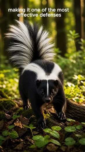 SKUNK: Skunks are best known for their powerful defense spray #wildlife #animals #wildliferescue