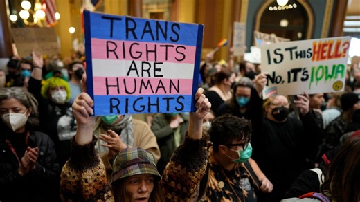 Iowa bars local gender identity protections after rolling back its civil rights code