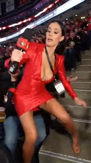 NHL Reporter Fail -Canadian Tire Center #nhl #nhlhighlights #ottawasenators #funnyshorts #funnyvideo