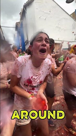 La Tomatina Festival in Spain 🍅 The World’s Biggest Tomato Fight