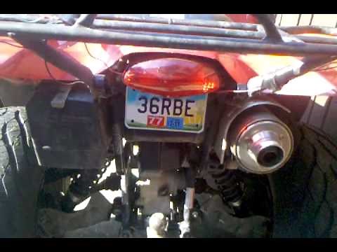 Make an ATV street legal. King quad 750