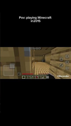 pov: playing Minecraft in 2015#minecraft