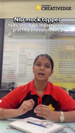 NID Mock Test Topper Reveals Her Secret to Scoring High #NIDAcademy #ExamTips