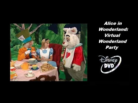 Alice in Wonderland: Virtual Wonderland Party (DVD) Playthrough (Gameplay) The DVD Files