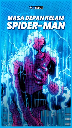SPIDER-MAN SEES HIS DARK FUTURE 😭 #marvel #comics #oniclipstv #spiderman