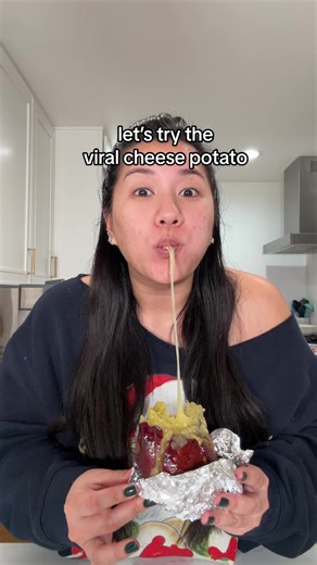 10/10 absolutely zero notes!!! 🧀🥔🍠#viral #diy #cheese #potato #fyp | courtney cook sweet potato recipe