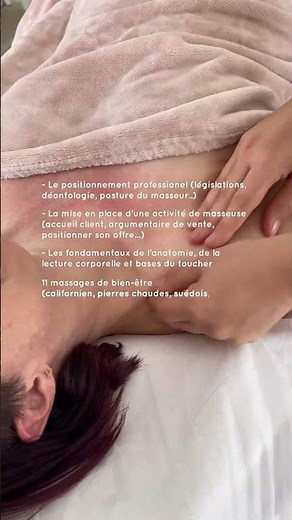 FORMATION CURSUS BIEN-ÊTRE CERTIFIANT #massage #bienetre #formation