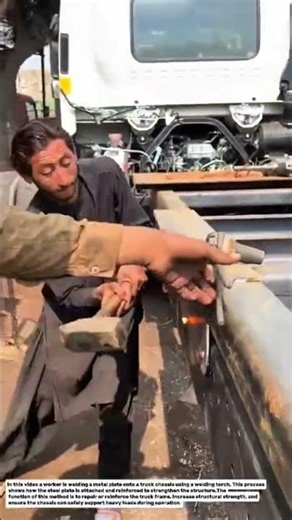 Truck Chassis Welding Process | Heavy Equipment Repair Technique.