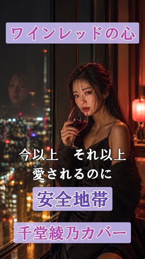 ワインレッドの心（安全地帯）【千堂綾乃が歌う哀愁歌謡カバーシリーズ】#SUNO AI #shorts