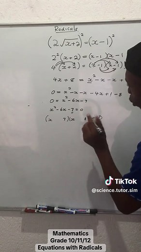 Solving Radicals in Algebra for Grades 10-12