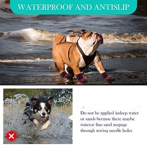 [Hot Item] New Reflective Water Resistant All Seasons Breeds Soft Sole Large Dog Shoes