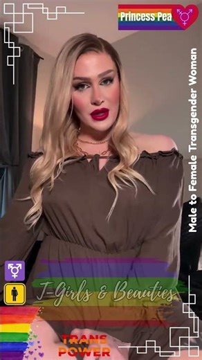 Male to Female Transgender Woman - Princess Pea #transgender #viral #shorts