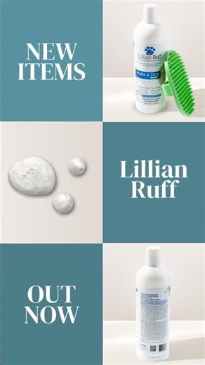 Flea & Tick Shampoo With Bath Brush