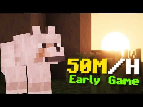 This Wolf Makes 50M/H Early Game??? - Hypixel Skyblock